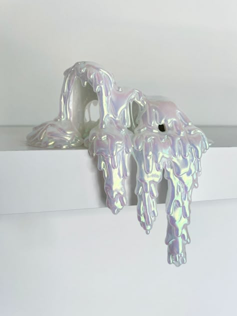 Dan Lam, Sensory, 2022 | Hashimoto Contemporary Dan Lam Sculptures, Polyurethane Foam Art, Sensory Sculpture, Dan Lam, Bubblegum Pop, Drip Art, Melted Plastic, Flow Arts, Resin Acrylic