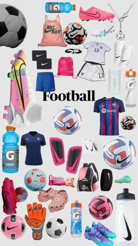 Soccer Must Haves, Soccer Needs, Soccer Bag Essentials, Soccer Wishlist, Cute Soccer Pictures, Soccer Things, Soccer Ideas, Soccer Essentials, Best Soccer Shoes