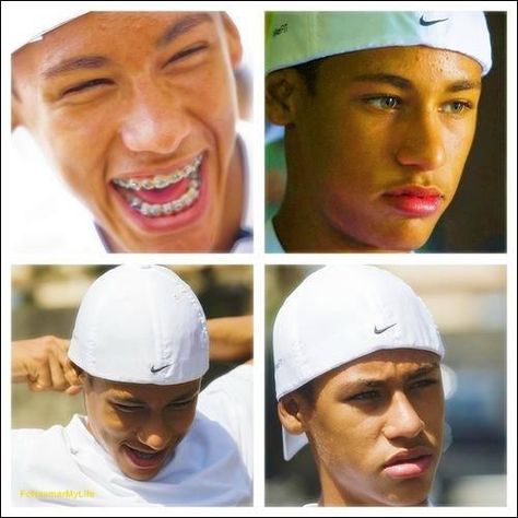 Braces:') Young Neymar, Neymar Hot, Hello Kitty Decorations, Cr7 Jr, Cristino Ronaldo, Cute Football Players, Filipino Memes, Dream Boyfriend, Love My Boyfriend