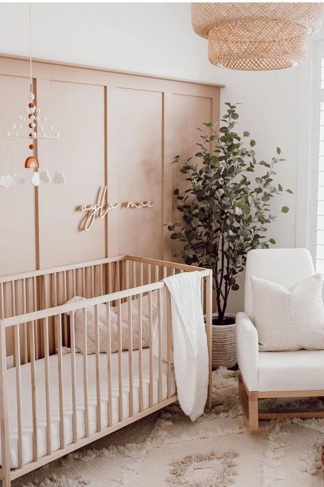 Transitional Nursery Ideas, Boho Pink Nursery, Nursery 2024, Girly Nursery Ideas, Jessica Van, Slate Rug, Nursery Accents, Nursery Accent Wall, Baby Nursery Inspiration