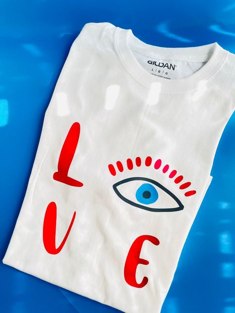 Evil Eye Design, T Shorts, Handmade Gift Wrap, Cricut Creations, Natural Tan, Eye Design, How To Make Tshirts, Rumi, The Bridge