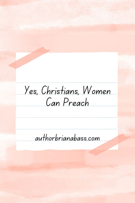 What does the Bible actually say about women preaching? Women Preaching, Bible Preaching, Christian Podcasts, Royal Priesthood, Ancient Israelites, Christ Is Risen, About Women, Follow Jesus, Bible Studies