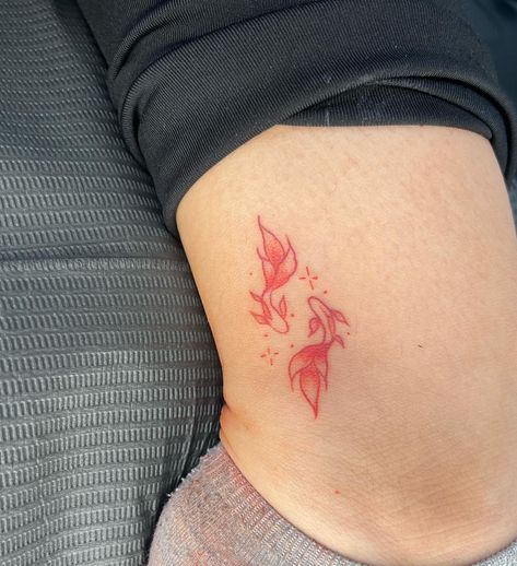 this tiny ankle tattoo for this pisces baddie ♓️ #ladysmokeinkk #redink #royalink #pisces #ambitionrotary #3rl #ankletattoo #cutetattoos #tinytattoos #girlytattoos #tattoosforgirls #tattooinspo #explorepage #foryoupage #midway #chicago #girlswhotattoo Piscis Tattoos, Pisces Baddie, Baddie Tats, Floral Back Tattoos, Pisces Tattoo, Ankle Tattoos, Pisces Tattoos, Girly Tattoos, Ankle Tattoo