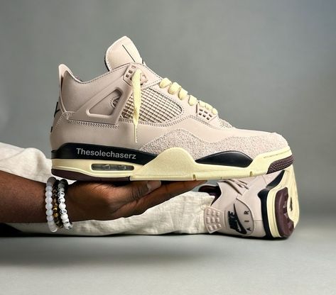 A Ma Maniere x Air Jordan 4 “Fossil Stone” Releases September 2024 Jordan 4 Fossil, A Ma Maniere Jordan 4, Wallpaper Gradient, Fit Aesthetic, Sneaker Bar, Fits Aesthetic, Sneaker Release, Air Jordan 4, September 28