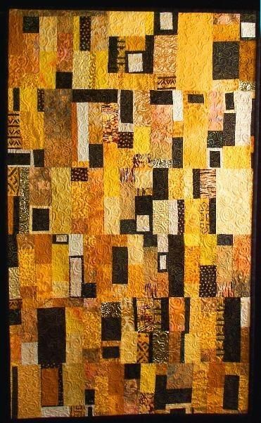 Klimt Quilt, Klimt Inspired, Gustav Klimt Art, Klimt Art, Quilt Modernen, Laptop Briefcase, Laptop Tote, Contemporary Quilts, Women Business