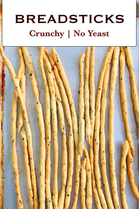 Breadsticks Without Yeast, Salty Snack Recipes, Breadsticks Easy, Easy Dinners For Kids, Homemade Breadsticks, Kid Friendly Meals Easy, Yeast Free Breads, Around The World Food, Vegan Bread