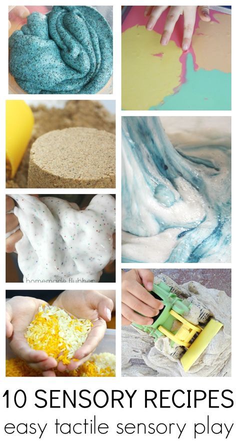 Quick and simple sensory play recipes for toddler, preschool, kindergarten, and grade school age kids to explore their tactile senses! Make sensory play recipes using flour, cornstarch, rice, soap, shaving cream, and sand! easy sensory activities that kids love. Messy sensory play. Tactile Sensory Activities, Sensory Recipes, Babies Activities, Sensory Play Recipes, Sensory Play Ideas, Tactile Activities, Tactile Sensory, Nanny Life, Preschool Sensory