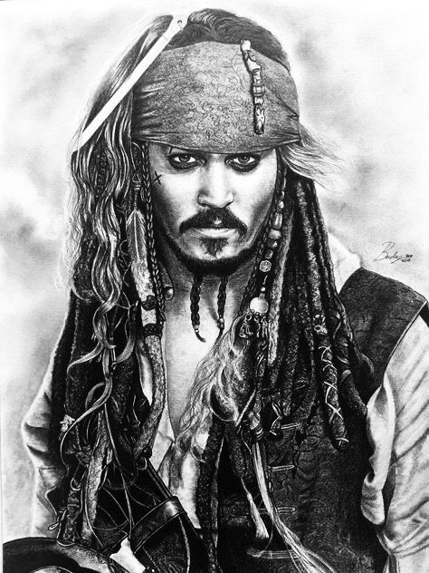 Jack Sparrow Drawing, Jack Sparrow Wallpaper, Sparrow Art, Kaptan Jack Sparrow, Sparrow Tattoo, Caribbean Art, Meme Comics, Celebrity Drawings, Captain Jack Sparrow