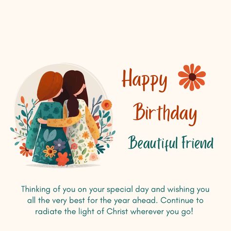 Thinking of you on your special day #birthday Happy Birthday Religious Woman, Birthday Blessings Christian Friend, Beautiful Birthday Wishes Friends, Happy Birthday Woman Of God, Happy Birthday Friend Wishes, Birthday Wishes Friend, Dayspring Birthday, Birthday Prayer For Friend, Happy Birthday Religious