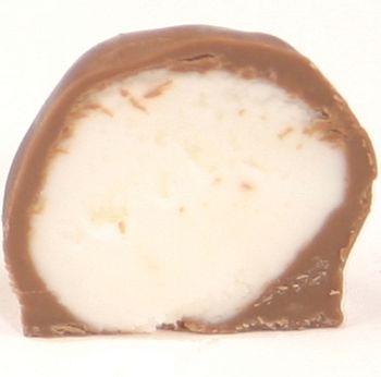 Vanilla Cream Center Vanilla Cream Chocolates, Chocolate Covered Maple Cream Candy, Cream Drops Candy Recipe, Vanilla Cream Candy, Best Amish Recipes, Vanilla Cream Filling, Chocolate Bowls, Vanilla Filling, Baking Decorating