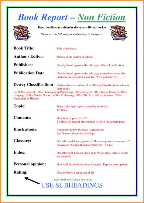 6 Printable Book Report Template For 5Th Grade Excel published by Archie Fraser. Check it on our website now Book report template for 5th grade - Designing a report is no small feat. It needs cautious planning as well as understanding of your information, in ... Non Fiction Book Report, Book Report Template Middle School, Nonfiction Book Report, Fiction Book Report, Book Report Ideas, Biography Book Report Template, Biography Book Report, 5th Grade Books, Book Report Template