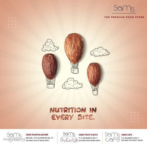 Nutrition In Every Bite | Social Media Dry Fruit Post | Shiv Graphic Designer
#socialmediadryfruitads #sociamediadryfruitcreativeads #socialmdiadryfruitpost #socialmediadryfruitcreativepost #dryfruit #dryfruitads #dryfruitpost #socialmediacreaiveads #socialmediacreativepost #dryfruit #cakeshop #cakeads #shivcreative #shivgraphicdesigner Nuts Graphic Design, Dry Fruits Social Media Post, Dry Fruits Creative Ads, Dry Fruits Benefits, Regency Food, Fruit Delivery, Advertisement Board, Snack Cart, Fruit Logo