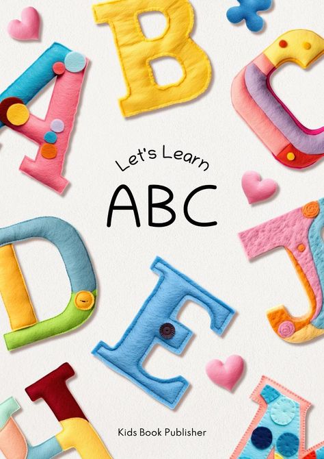 ABC book cover template | premium image by rawpixel.com / Wan Kids Book Cover Design Ideas, Alphabet Book Cover, Abc Book Cover, Abc Wallpaper, Abc Templates, Alphabet Aesthetic, Diy Busy Books, Workbook Cover, Typography Creative