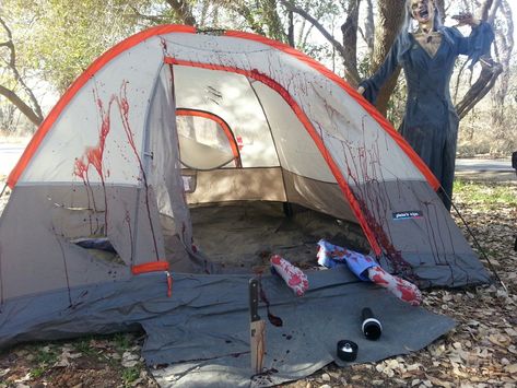 Haunted Trail Ideas Scary, Hayride Ideas, Halloween Hayride, Haunted Trail Ideas, Rally Ideas, Hunted House, Haunted Trail, Paintball Party, Haunted Woods