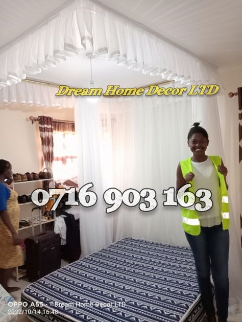 𝐖𝐞 𝐠𝐨𝐭 𝐲𝐨𝐮 𝐜𝐨𝐯𝐞𝐫𝐞𝐝 Mosquito Net Bedroom, Net Ceiling, Bedroom Solutions, Ultimate Bedroom, Curtains Rods, Mosquito Control, Mosquito Net, Interior Decor, Interior Decorating