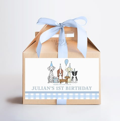 Let’s Pawty! Puppy Dog Blue Gingham Birthday Collection 🐾🦴 Do-It-Yourself Digital Templates — Ready to edit, download and print in just a few minutes! Find us on www.everythingbyelle.com ♡ . . . #letspawty #puppyinvitation #doginvitation #puppyparty #puppytheme #firstbirthdayparty #1stbirthdayparty #1stbirthdayinvitation #invitation #birthdayinvitation #gingham #boyfirstbirthday #boy1stbirthday #templett #diytemplate #diyinvitation #everythingbyelleco #puppyfavorbox #gablebox Puppy Party Favors, Preppy Boy, Dog Party Decorations, Puppy Invitations, Birthday Puppy, Link Edit, Favor Boxes Birthday, Mobile Editing, Birthday Collection