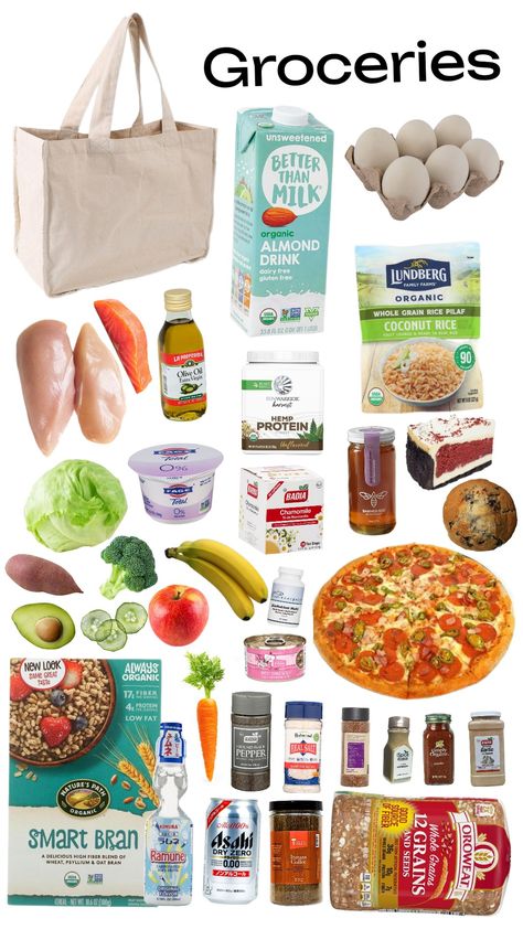 Future groceries Staple Grocery List, Grocery Ideas, Grocery Essentials, Whole Grain Rice, Hemp Protein, Rice Pilaf, Coconut Rice, Grocery Lists, Gluten Free Dairy Free