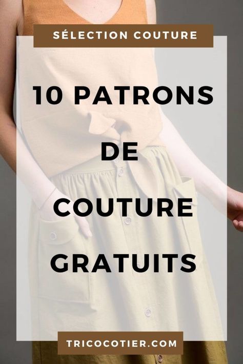 ▷ 10 patrons de couture gratuits (femme et enfants) Crop Top Sewing Pattern, Shirt Sewing Pattern, Baby Couture, Blouse Drafting Patterns, Couture Sewing Techniques, Diy Blouse Pattern, Couture Mode, Top Sewing Pattern, Couture Sewing