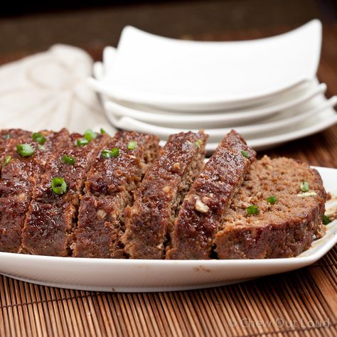 Teriyaki Meatloaf, Asian Meatloaf, Cooking Meatloaf, Pan Meatloaf, Small Toaster, Beef Healthy Recipes, Small Toaster Oven, Ground Beef Meatloaf, Teriyaki Turkey