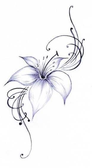 250+ Lily Tattoo Designs With Meanings (2021) Flower ideas & Symbols Lillies Tattoo, Lily Tattoo Design, Lily Flower Tattoos, Lilly Flower, Muster Tattoos, Small Flower Tattoos, Butterfly Tattoos, Tiny Tattoo, Lily Tattoo