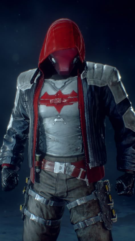 Red Hood Suit Concept, Red Hood Suit, Red Hood Arkham Knight, Dc Red Hood, Arkham Knight Cosplay, Red Hood Costume, Red Hood Wallpaper, Batman Arkham Games, Red Hood Dc