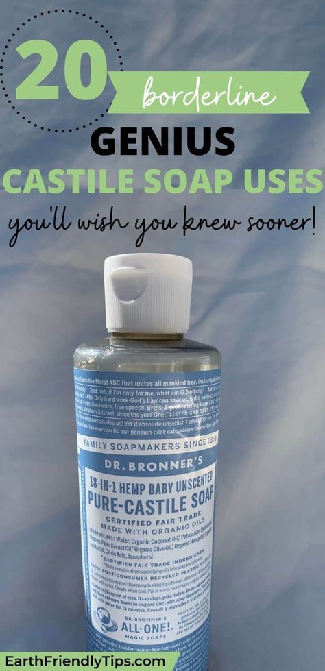 Homemade Castile Soap, Castle Soap, Castile Soap Uses, Castile Soap Recipes, Diy Shampoo Recipe, Organic Cleaning, James Kelly, Castille Soap, Pure Castile Soap