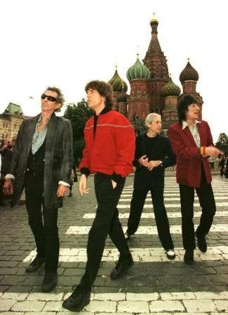 August 8, 1998 – The Rolling Stones gave first concert near Moscow - NSF - Music Magazine Rolling Stones Concert, Rock & Rolls, Ronnie Wood, Charlie Watts, Sports Arena, Rock And Roll Bands, His Voice, Musical Band, Honky Tonk