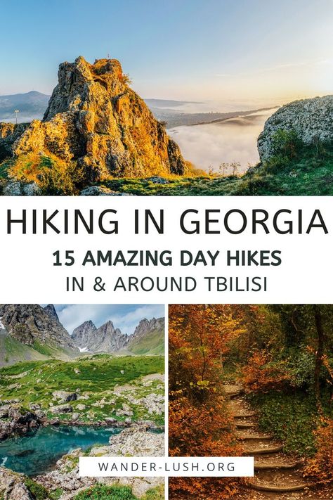 Tbilisi Georgia | Things to do in Tbilisi | Georgia hiking | Georgia trekking | Hikes in Georgia | Georgia hiking trails | Things to do in Georgia country | Georgia country travel | Georgia Caucasus | Tbilisi hikes | Birtvisi Canyon | Dashbashi Canyon | Mtatsminda | Tbilisi TV Tower Georgia Hiking Trails, Things To Do In Georgia, Georgia Hiking, Georgia Travel Guide, Azerbaijan Travel, Hiking In Georgia, Travel Georgia, Visit Georgia, Georgia Country