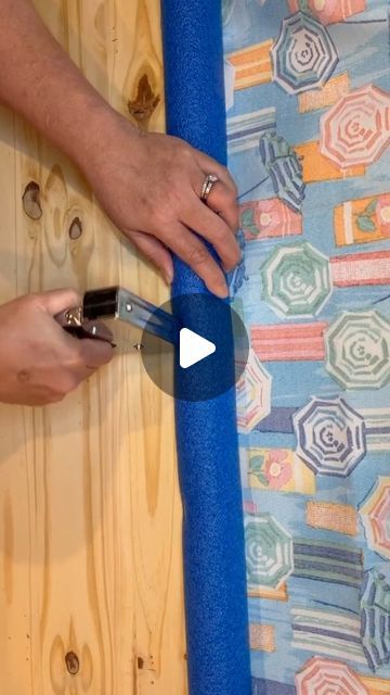 Hometalk on Instagram: "Staple pool noodles onto wood...😍" Rolled Paper Art, Pool Noodle, Diy For The Home, Diy Kitchen Island, Pool Noodles, Repurposed Furniture Diy, Pool Cover, Diy Dollhouse Furniture, Plastic Pots