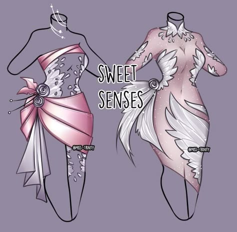 Poses Dress, For Drawing, Reference Anime, Dress Cartoon, Dress Anime, Clothing Sketches, Dress Design Drawing, Clothing Design Sketches, Drawing Anime Clothes