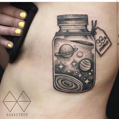 Tattoo Circle, Space Tattoos, Wiccan Tattoos, Universe Tattoo, Bottle Tattoo, Circle Tattoos, Inspiration Tattoos, Small Tattoos Simple, Tattoo Magazines