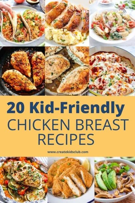 Kid Friendly Chicken Breast Recipes, Toddler Chicken Recipes, Kid Friendly Chicken Recipes, Chicken Recipes For Kids, Recipe Using Chicken, Easy Chicken Breast, Chicken Breast Recipes Easy, Healthy Chicken Breast, Crockpot Recipes Beef