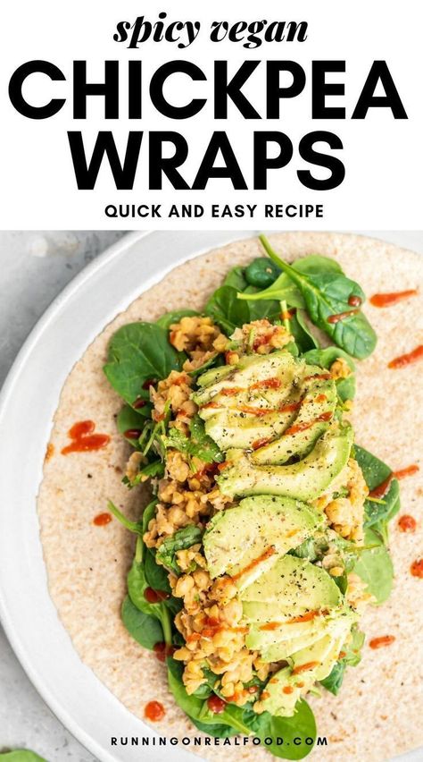 Wraps With Avocado, Healthy Packed Lunch, Avocado And Spinach, Healthy Packed Lunches, Plant Based Lunch, Plant Based Diet Recipes, Plant Based Dinner, Packed Lunch, Vegan Lunches