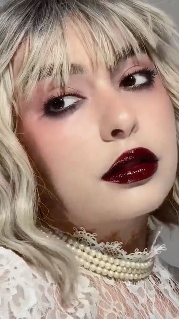 The White Queen Makeup, Revlon Ultra Hd Vinyl Lip Polish So Shady 915, White Queen Makeup Alice In Wonderland, Revlon Ultra Hd Vinyl Lip Polish, White Lashes Makeup, White Lashes Make Up, White Mascara Looks, White Queen Makeup, Mac Stack Mascara