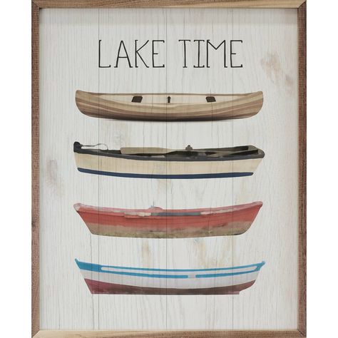 Lake Theme, Lake House Bathroom, Lake House Wall Art, Sugarboo Designs, Barn Wall Art, Lake House Interior, Cottage Lake, Nautical Crafts, Lake Time