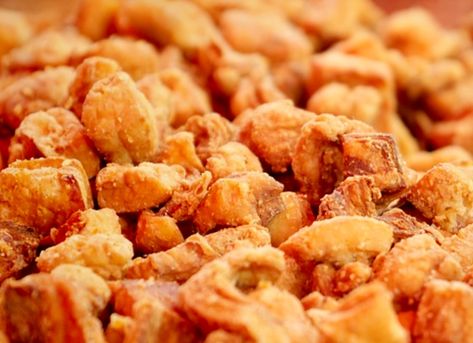 Did You Know - Pork Rinds vs. Pork Cracklings High Sources Of Protein, Some Interesting Facts, Pork Ham, Pork Rinds, Peanut Oil, Collagen Protein, Hot Oil, Protein Sources, Pig Skin