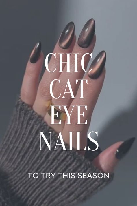 Today, I’m sharing a variety of chic cat eye nails to elevate your manicure, so stay tuned for the most stylish picks! Nude Cat Eye Nails, Cat Eye Nail Ideas, Red Cat Eye Nails, Nude Cat Eye, Cateye Nails, Red Cat Eye, Cat Eye Nail, Elegant Manicure, Statement Nail