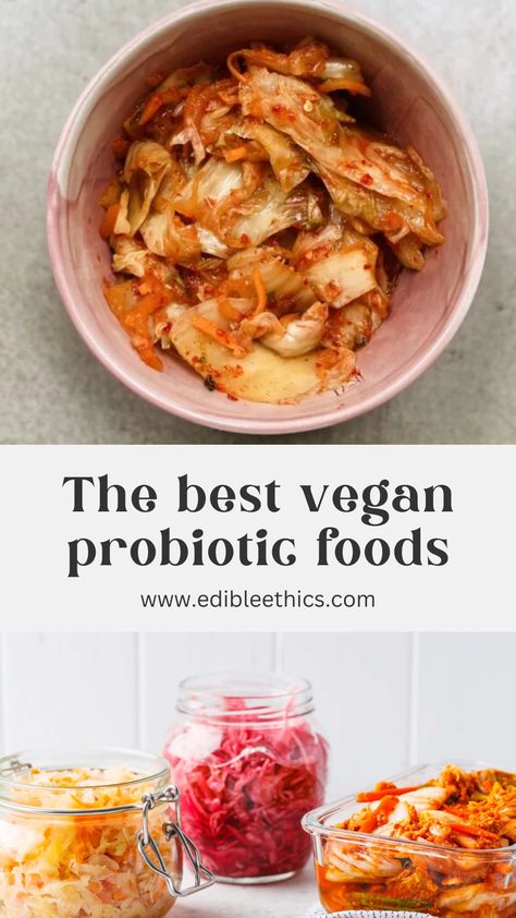 A bowl of probiotic rich kimchi Vegan Probiotic Foods, Vegan Gut Health Recipes, Vegan Gut Healing Recipes, Gut Reset Diet, Good Range, Improve Your Gut Health, Gut Healing Recipes, Gut Health Recipes, Easy Healthy Eating