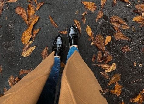 Aesthetic Walk, Self Care Sunday, Autumn Rain, Parisian Vibes, Golden Leaves, Take A Walk, Photo Couple, Autumn Cozy, Ll Bean Boot