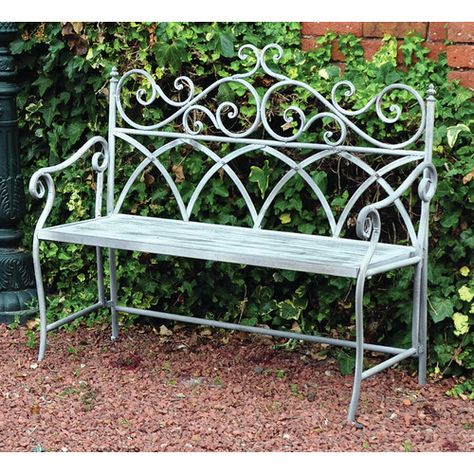 Found it at Wayfair.co.uk - Vintage 2 Seater Iron Bench Wrought Iron Outdoor Furniture, Wrought Iron Bench, Cast Iron Garden Bench, Garden Chairs Metal, Metal Garden Benches, Iron Patio Furniture, Wrought Iron Patio Furniture, Wooden Garden Benches, Wrought Iron Furniture