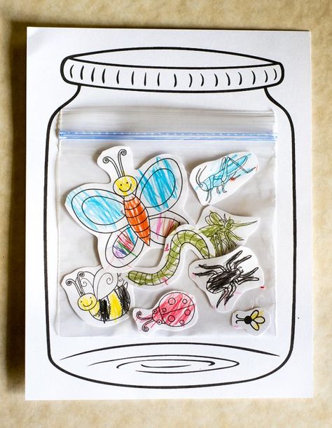 Cradle To The Grave, Jar Collection, The Cradle, Craft For Kids, Digital Stamps, Learn English, Bugs, Bugs And Insects