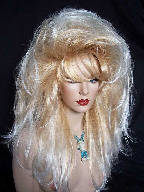 Fun Wigs, Lion Hair, Kelly Bundy, Drag Hair, Drag Art, Girl Paintings, Lisa Hair, Blonde Updo, Drag Wigs