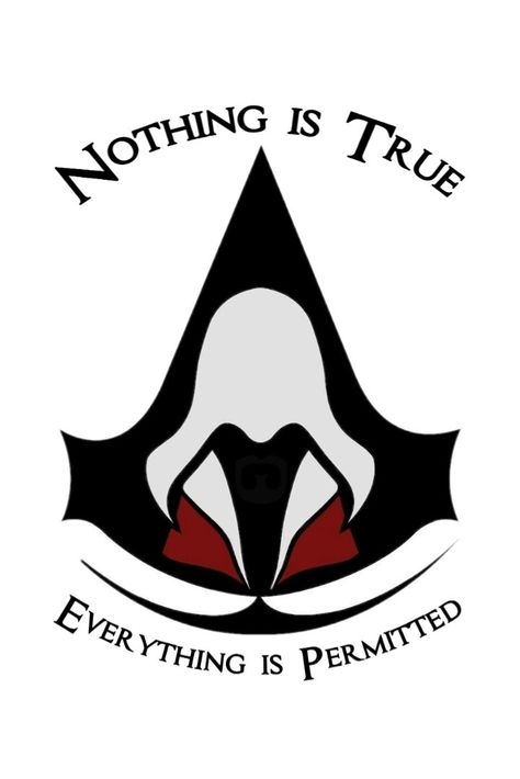 Assassins Creed Logo Tattoo, Ezio Auditore Quotes, Assassins Creed Tattoo Design, Assassins Creed Valhalla Tattoo, Assassins Creed Ezio, Assassins Creed Evie, Assassins Creed Symbol, Black Flag Tattoo, Assassins Creed Tattoo