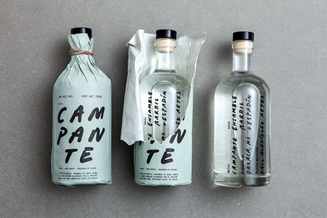 Mezcal Campante on Behance Bottle Designs, Drinks Packaging Design, Bottle Design Packaging, Alcohol Packaging, Bottle Label Design, Skincare Packaging, Home Spray, Beer Packaging, Food Packaging Design