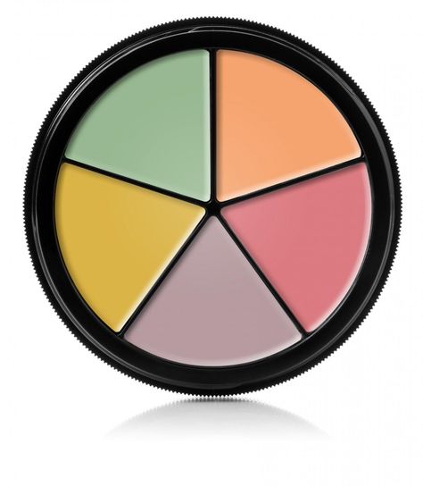 Color Correcting Makeup, Covering Acne, Color Correction Makeup, Corrector Makeup, Corrective Makeup, Mehron Makeup, The Color Wheel, Color Correcting, Concealer Colors