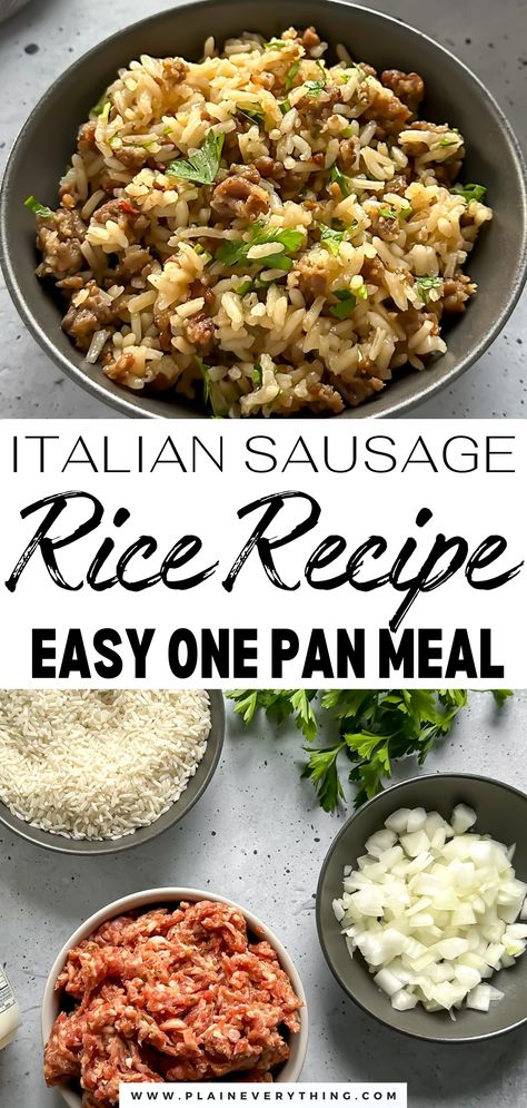 Sausage Rice Recipe