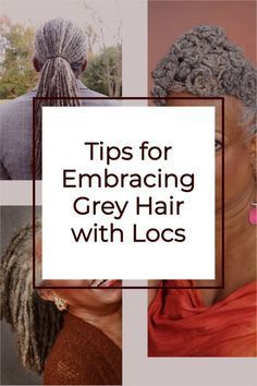 Embracing the Culture of Locs & Textured Hair (Posts tagged locs) Grey Hair Locs, Embracing Grey Hair, Gray Locs, Brown Hair Going Grey, Grey Locs, Starting Locs, Grey Hair Braids, Dreadlocks Hair Care, Loc Maintenance