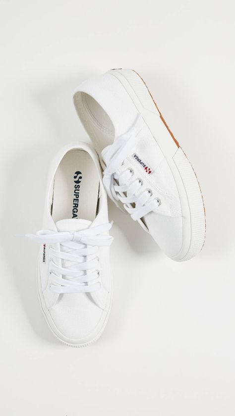 Superga 2750 Cotu Classic Sneakers Best White Sneakers, Design Darling, Superga Sneakers, Superga Shoes, Minimalist Shoes, Cute Sneakers, White Leather Sneakers, Everyday Shoes, Wide Shoes