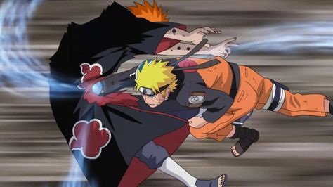 Naruto defeats Pain. Naruto Sage, Poses Manga, Pain Naruto, Naruto 1, Anime Dvd, Scene Drawing, Naruto Vs, Naruto Images, Rock Lee