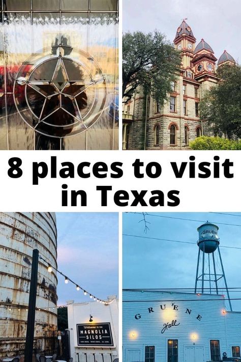 8 places to visit in Texas - Travel Cook Tell Road Trip Texas, Dallas Travel, Texas Travel Guide, Icons Ig, Visit Texas, Texas Places, Texas Roadtrip, Ankle Tattoos, Ig Highlights